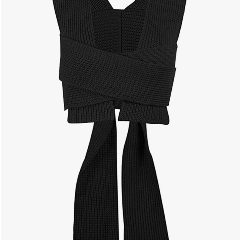 Wrap sweater shirt